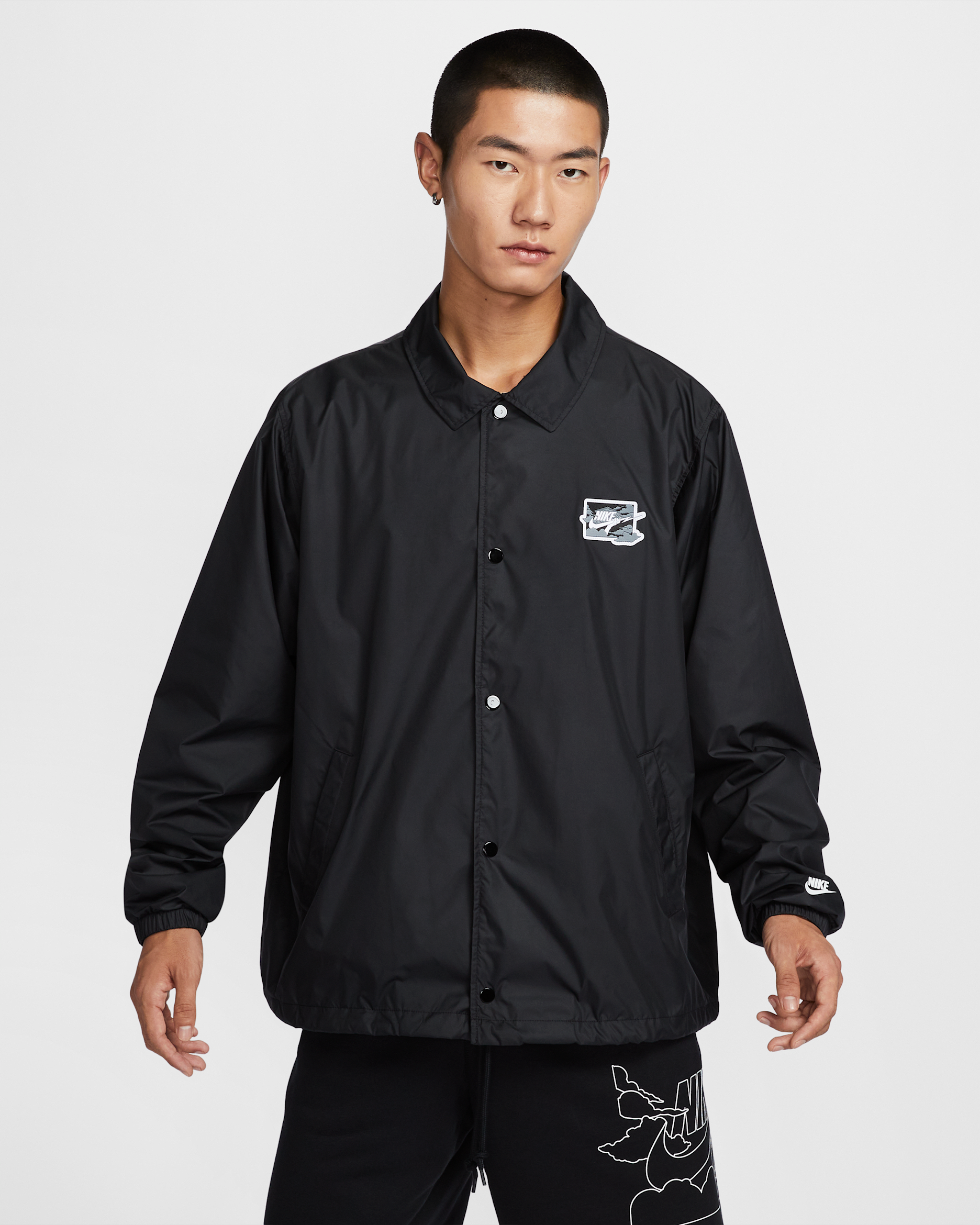 美品 NIKE BASKETBALL Nylon Jacket コーチジャケット Nike Club Men's Coaching Jacket. Nike ID